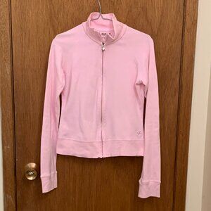 Garage - Pink zip up sweater - Size L - 100% cotton
